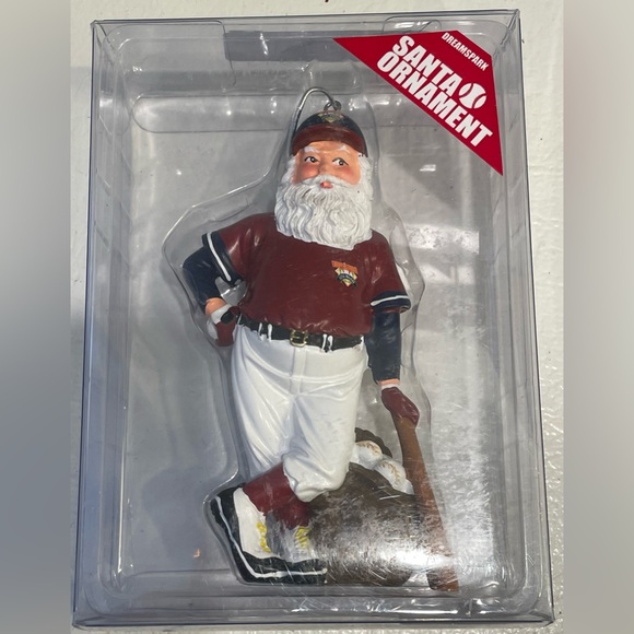 NIB Baseball Cooperstown Dreams Park Santa Claus 🎅 Christmas Ornament New - Picture 1 of 2